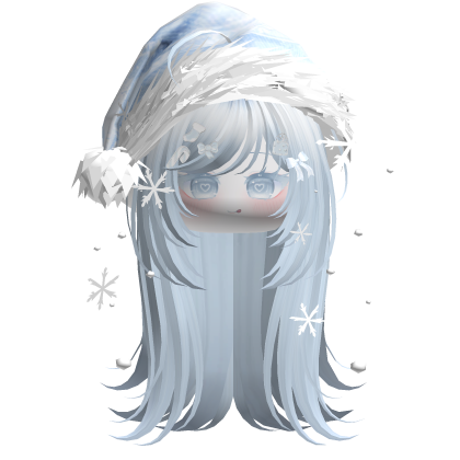 Emo Vamp Christmas Hair (Light Blue)