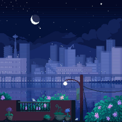 pixel night Roblox decal