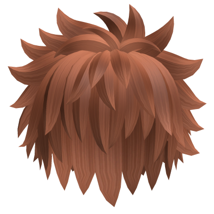 Messy Spiky Anime Boy Hair Ginger Roblox item