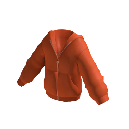Super Oversized Zip Up Hoodie Orange Roblox Item Rolimon s