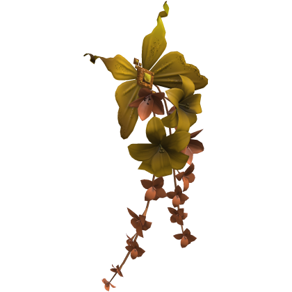 Hair Flower Lily Yellow