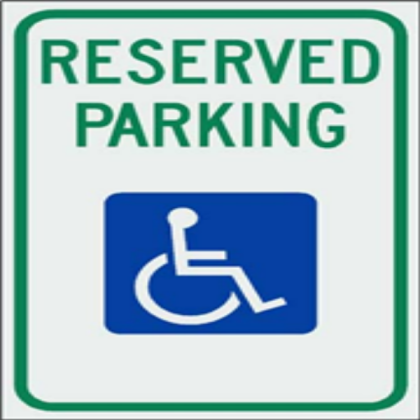 handicap parking sign Roblox decal