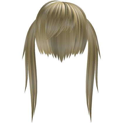 Yellow alt vkei anime cute scene cut pigtails Roblox item