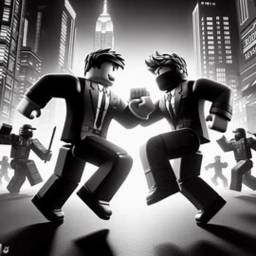 old movie fighting