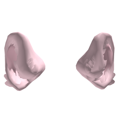 pastel pink skunk ears