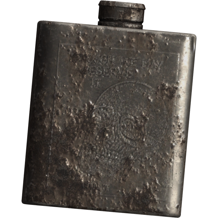 Rusty Damaged Grunge Water Flask