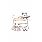 Panda likes boba