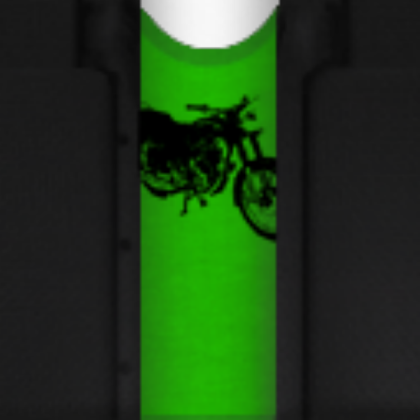 Green Motorcycle T-Shirt Roblox decal