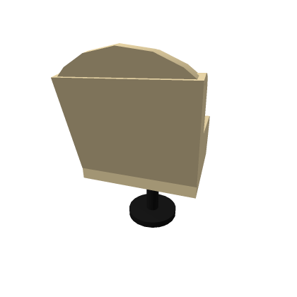 Detailed Mounted Chair