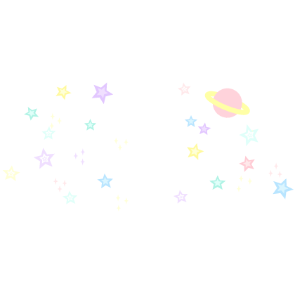 ✨ Pastel Stars and Saturn Aura