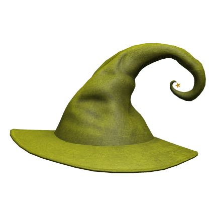 Yellow Witch Hat Roblox item