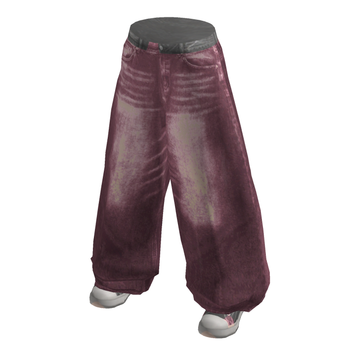 Pink Faded Jeans
