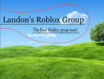 Landon’s Roblox Group (LRG)