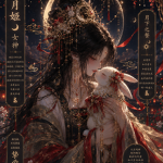 A Sacred Lunar Goddess x her beloved Lunar rabbit
