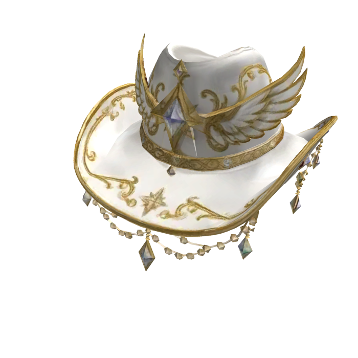 Celestial Angel Wing Cowgirl Hat