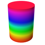 Rainbow Cylinder