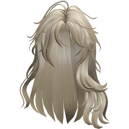 Long Wavy Side Part Hair - Blonde
