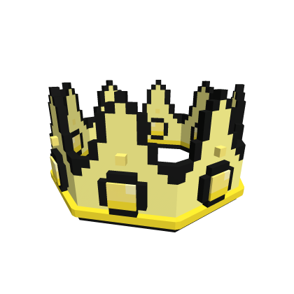 Yellow Pixel Crown