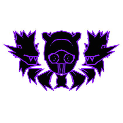 Cartoony Purple Horn Hood Rave Hoodie Dragon Combo Roblox item