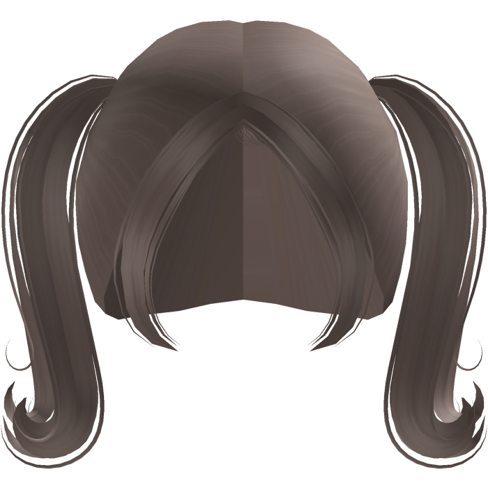 ۶ৎ | cute short pigtails flipped in dust brown