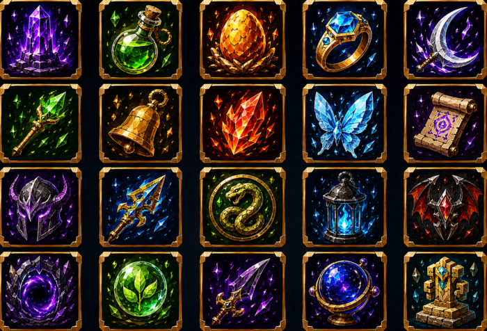 [100+ Icons]Fantasy Skill Icon Pack Gakuran preview 3