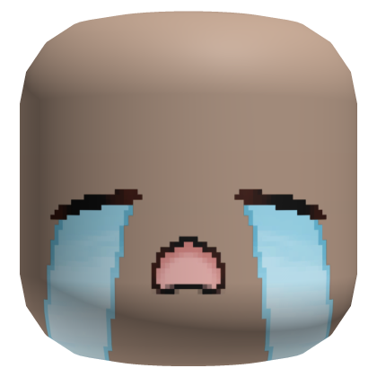 8-Bit Kawaii Sobbing Eyes Sad Anime Face Roblox item
