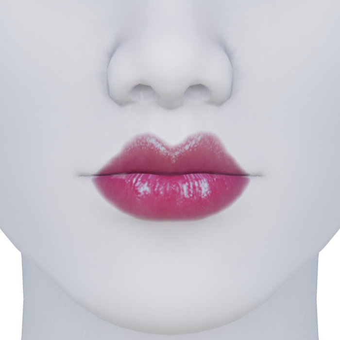 Heart Shape Glossy Lips