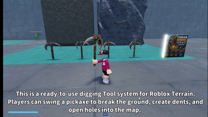 Terrain Mining Pickaxe - 4 Level Pack preview 1