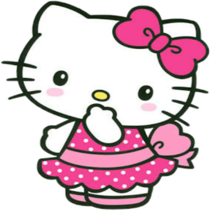 Hello kitty dressed up Roblox decal