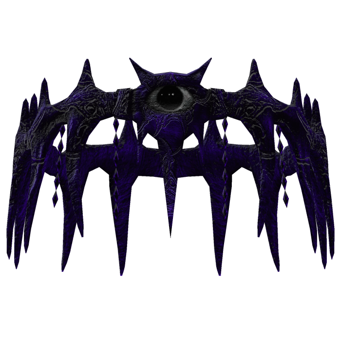 Purple Evil Eye Crown