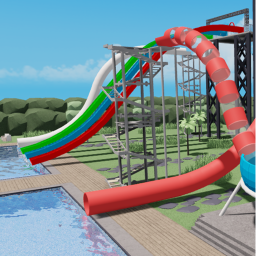 [NEW!💧] Outdoor Water Park Simulator icon