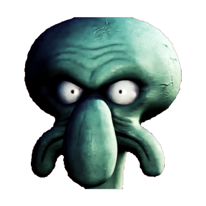 Scary Squidward Roblox decal