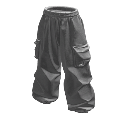 Baggy Cargo Pants (Gray)
