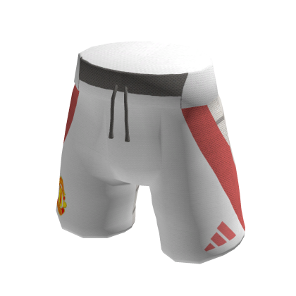 Manchester United Home White Shorts 24/25 thumbnail