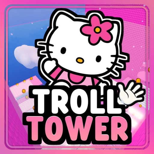 Hello Kitty Troll Tower ❤️ official Roblox game thumbnail