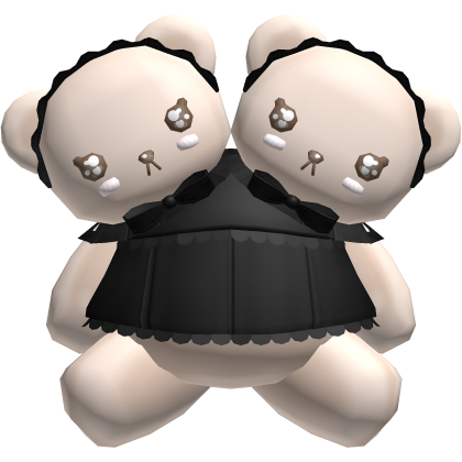 Cute Sensitive Light Bown Teddy Bear in Black
