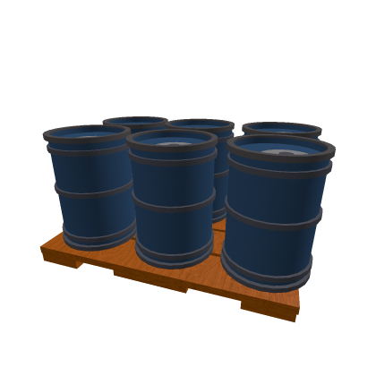 Palett with Barrels