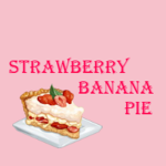 Strawberry banana pie