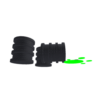 Barrel spilling acid