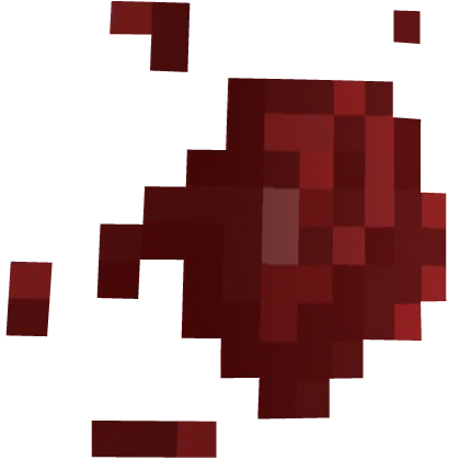 8-Bit Pixel Blood Face Splash - Left