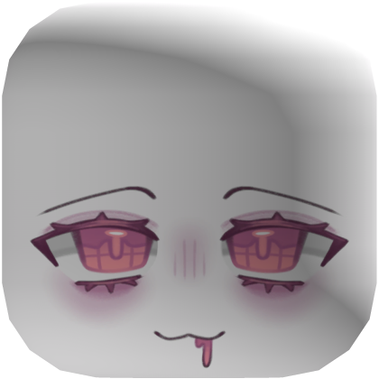 Kawaii Cute Syrup Waffle Face (Strawberry) Roblox item