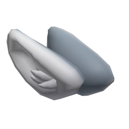 shark tail with bag shark ear (blue)