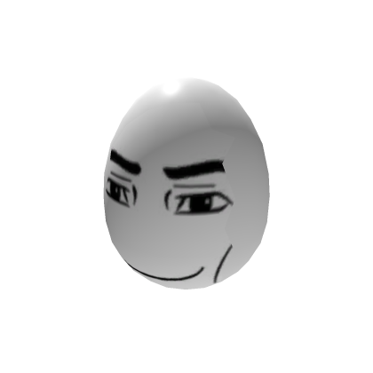 man face egg