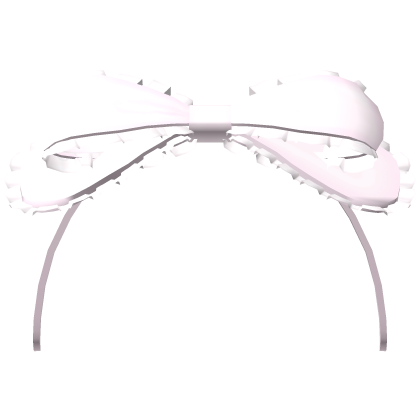 𐔌 𖹭 big doll headband bow pink Roblox item