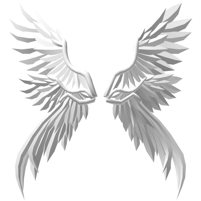Divine White Angel Wings