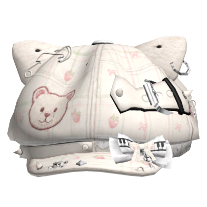 Strawberry Kawaii Piano Beret Roblox item