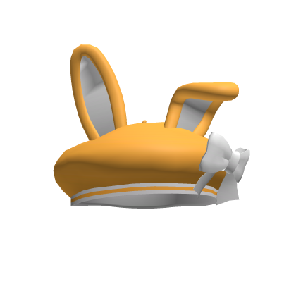Pastel Orange Bunny Beret with a Bow