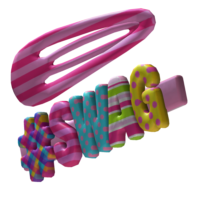 Funfetti " SWAG " hairclip V1