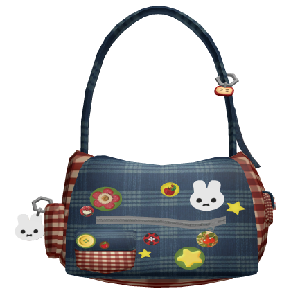 igari mori kei harajuku plaid shoulder bag thumbnail