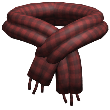 Red Plaid Scarf 1.0
